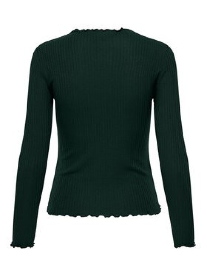 ONLY Bluzka Emma 15180040 Zielony Slim Fit