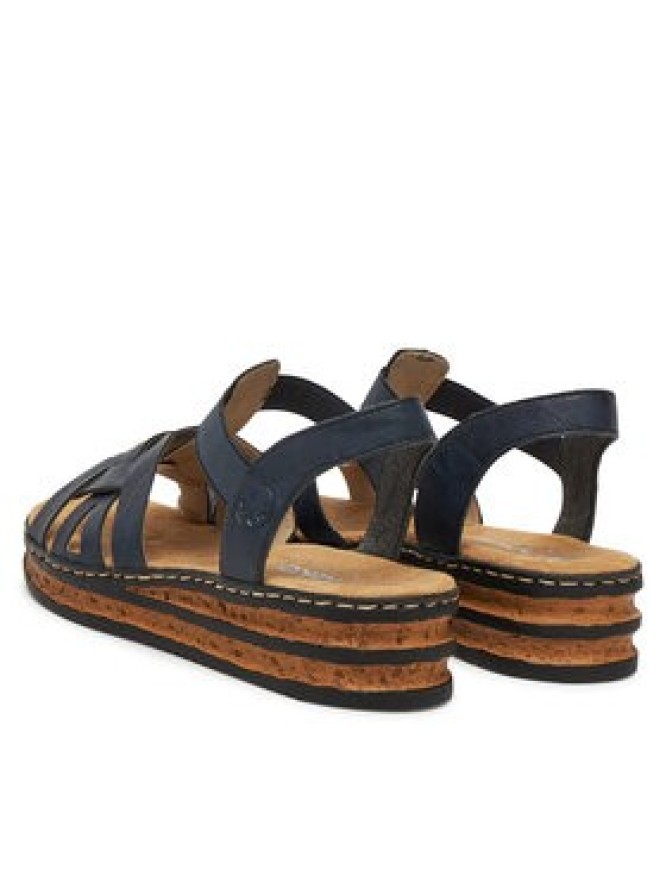 Rieker Sandały CEO-62918-14 Granatowy