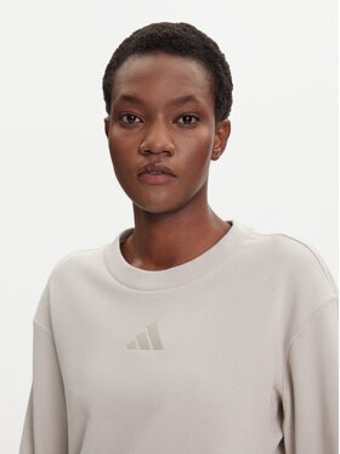 adidas Bluza ALL SZN French Terry JV9816 Beżowy Regular Fit