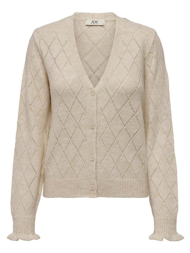 JDY Kardigan w kolorze beżowym rozmiar: S