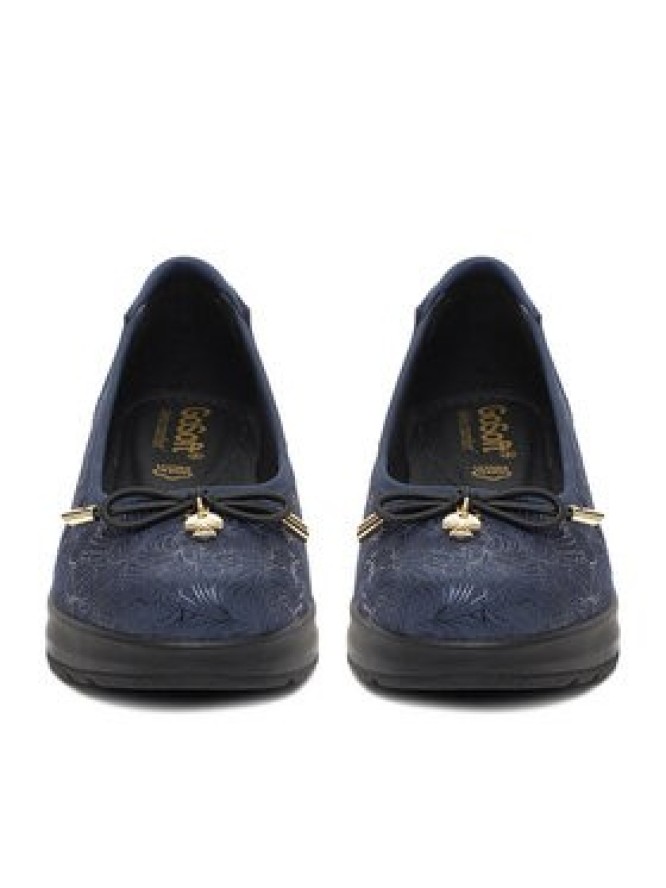 Go Soft Baleriny CEO-WI16-3243-02 Granatowy