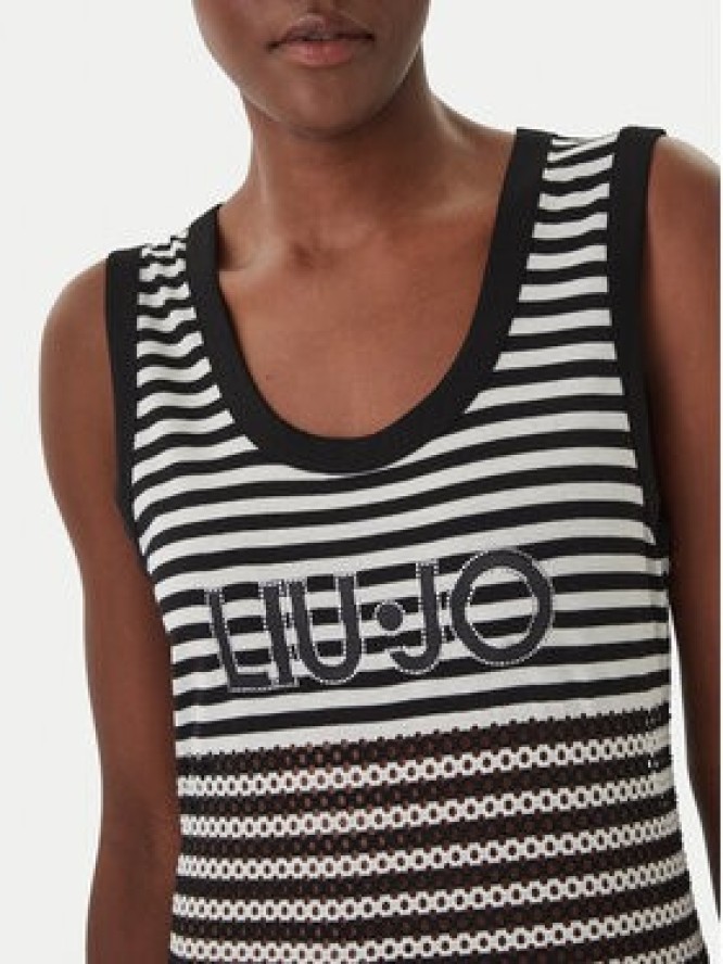 Liu Jo Beachwear Sukienka letnia VA6198 J3908 Czarny Slim Fit