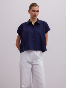 BGN Bluzka w kolorze granatowym rozmiar: 40