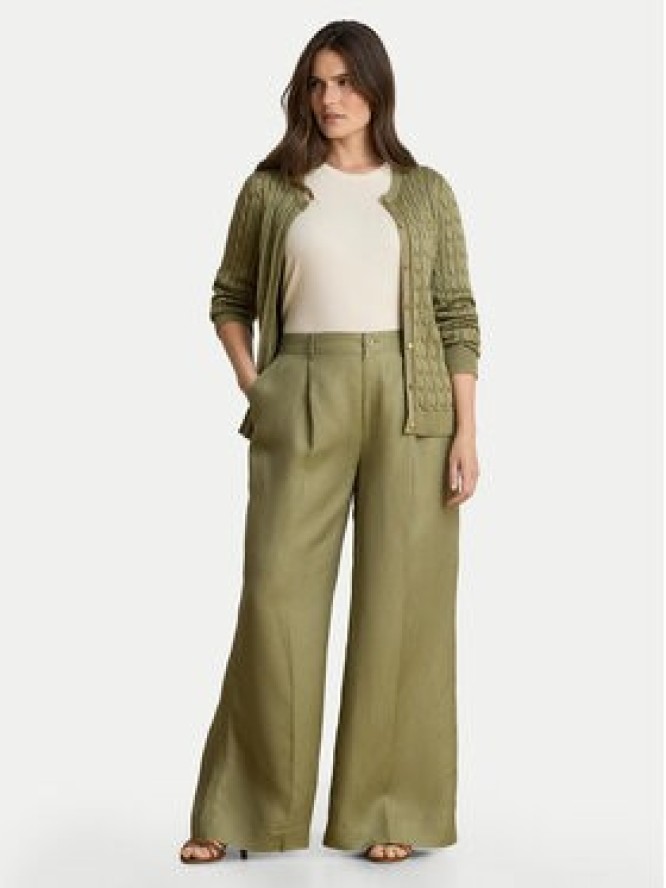 LAUREN RALPH LAUREN Kardigan Cable 200P14040500 Zielony Regular Fit