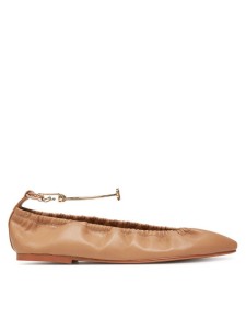 TWINSET Baleriny 251TCP150 Brązowy