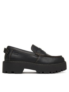 Tommy Jeans Loafersy Archive '01 Loafer Leather EN0EN03005 Czarny