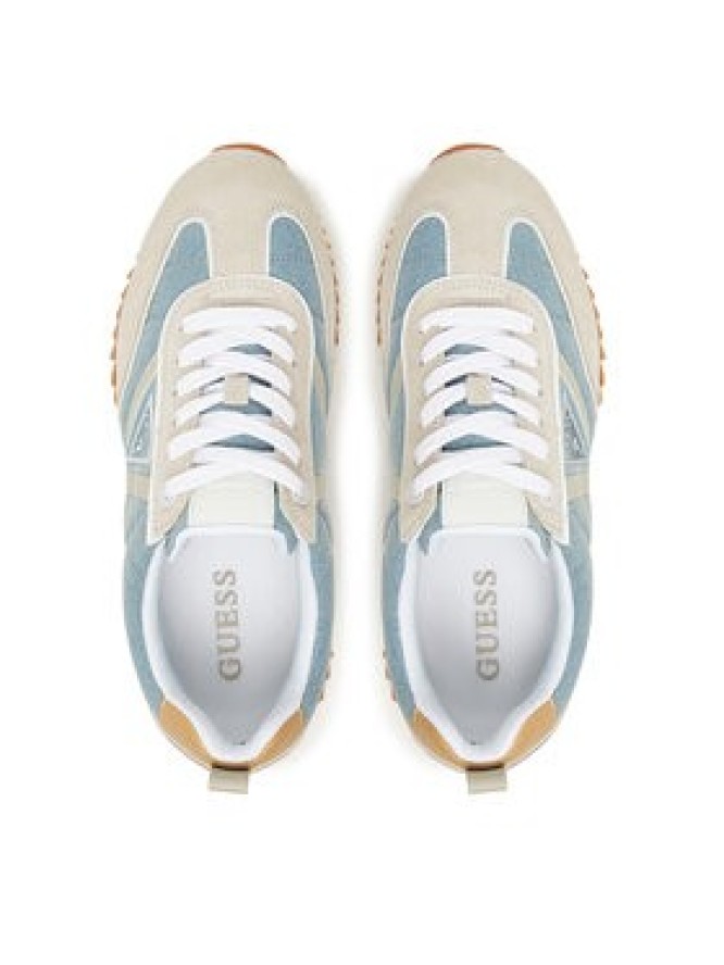 Guess Sneakersy FLTBAI DEN12 Niebieski