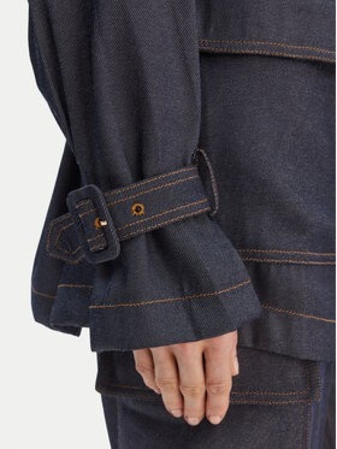 Guess Marynarka W6RL50 WL842 Granatowy Regular Fit