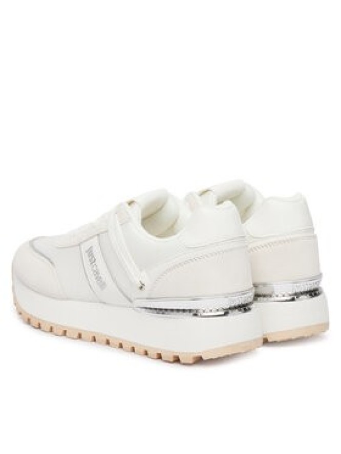 Just Cavalli Sneakersy 80RA3SJ1 ZSE48 Biały