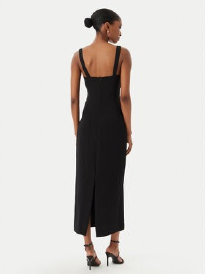 LOLA CASADEMUNT Sukienka koktajlowa MS2616048 Czarny Slim Fit