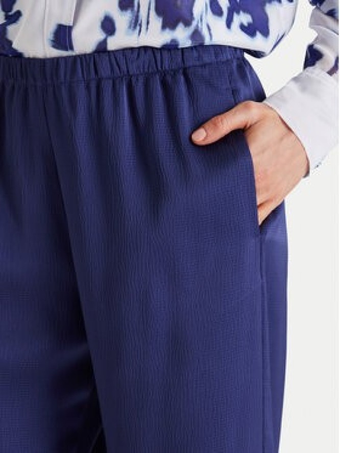 Calvin Klein Spodnie materiałowe LV044F611G Granatowy Regular Fit