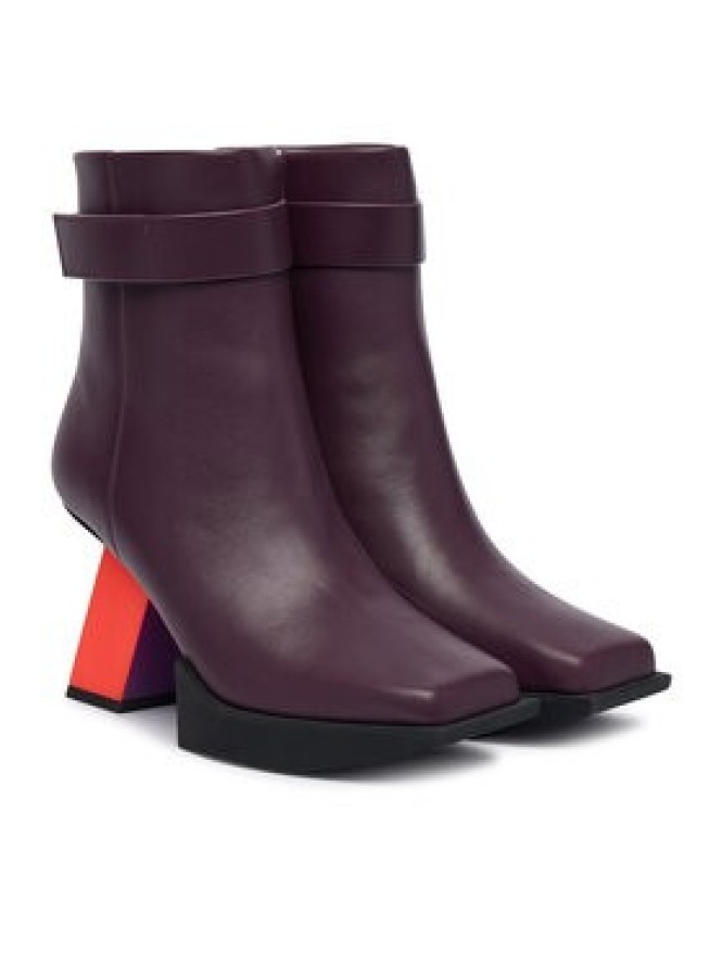 United Nude Botki Construct Bootie HI 1102499316 Bordowy