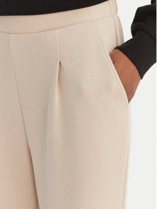 Vero Moda Spodnie materiałowe Hali 10339404 Beżowy Straight Fit