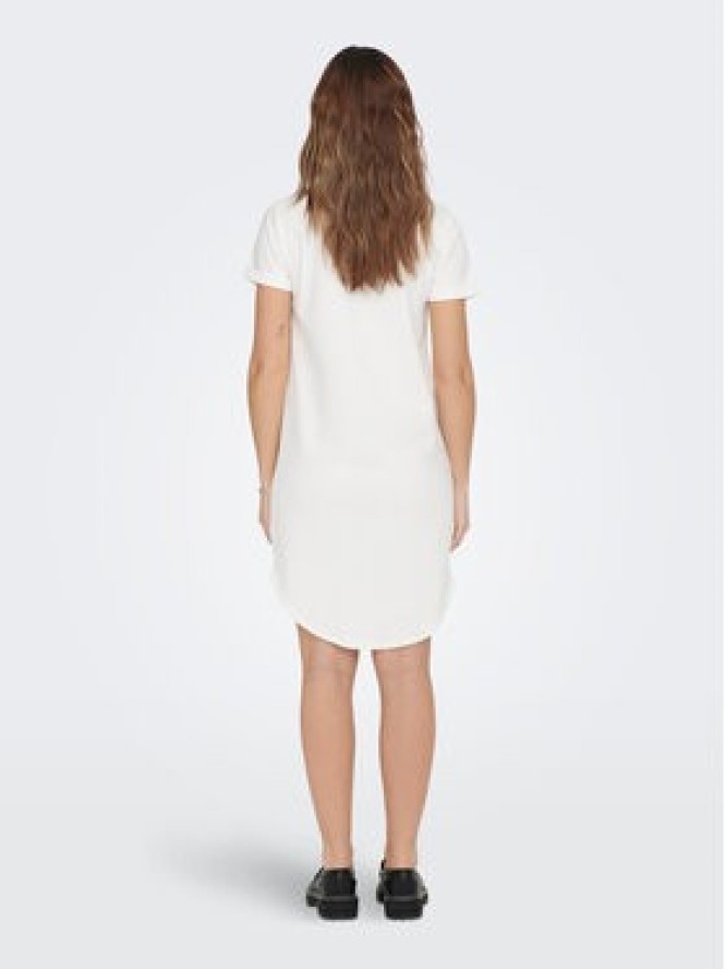 JDY Sukienka codzienna Ivy 15174793 Biały Regular Fit