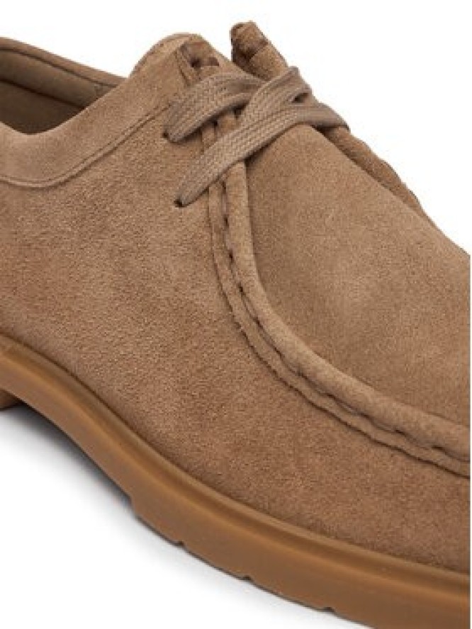 Tommy Hilfiger Półbuty Lightweight Suede Apron Toe FW0FW09262 Beżowy