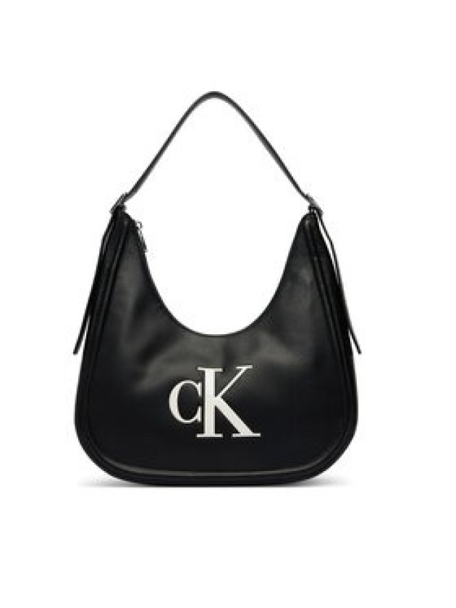 Calvin Klein Torebka Bold Ck Crescent LV04F3427G Czarny