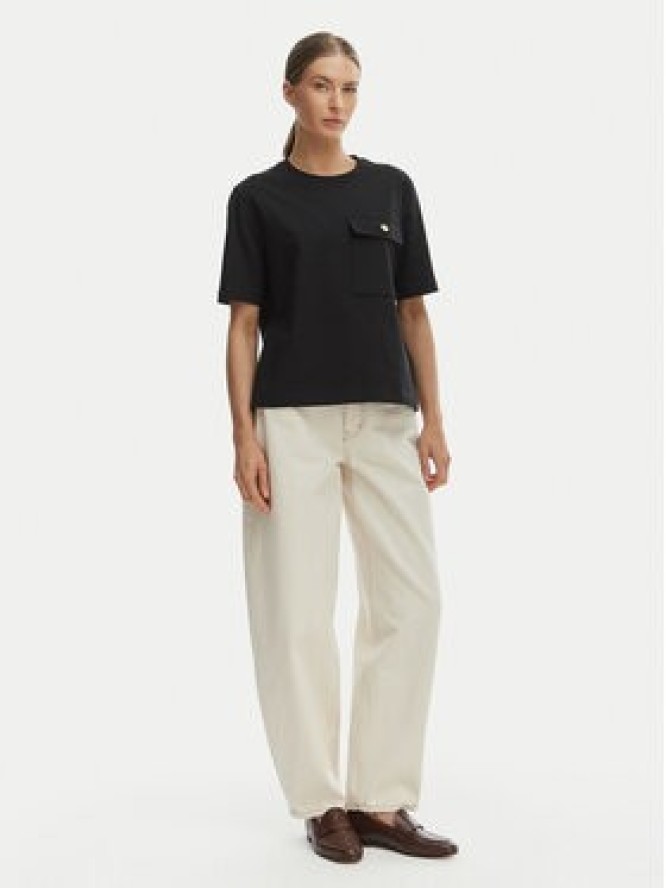 Tommy Hilfiger T-Shirt WW0WW49249 Czarny Relaxed Fit