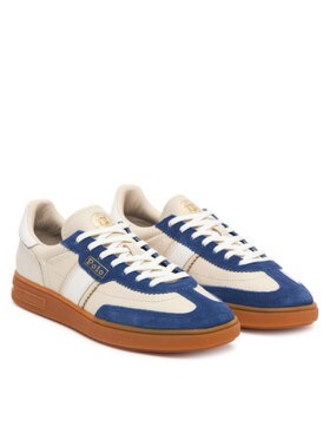 LAUREN RALPH LAUREN Sneakersy Bedford Suede Sneaker 804P04920008 Brązowy jasny