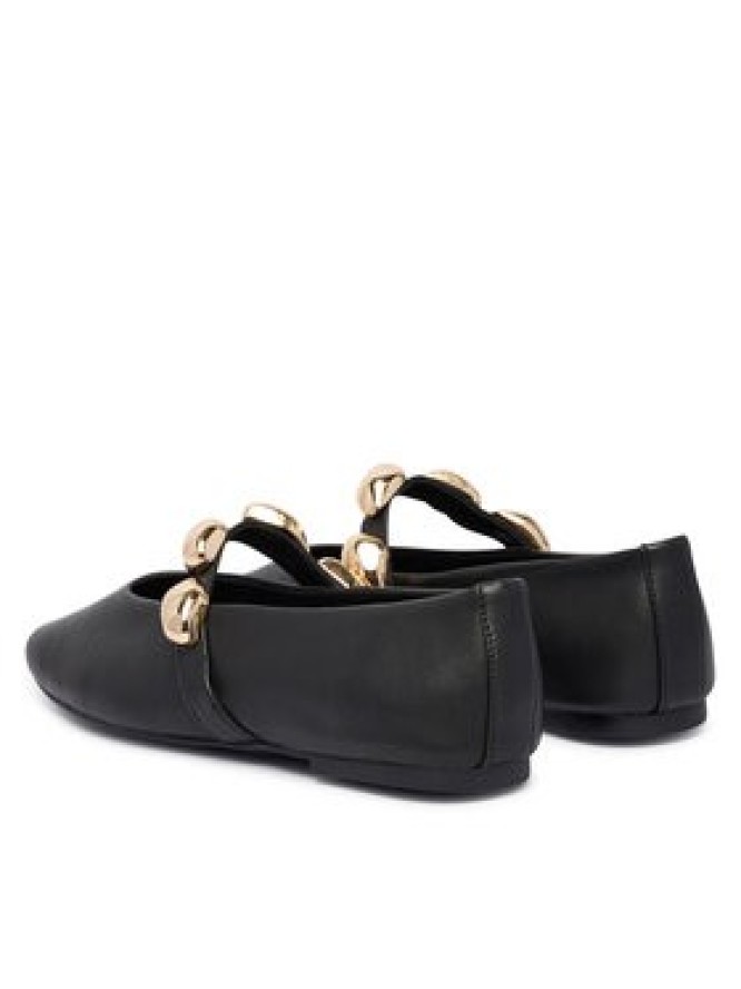 Steve Madden Baleriny Poppin Flat 11005437 Czarny
