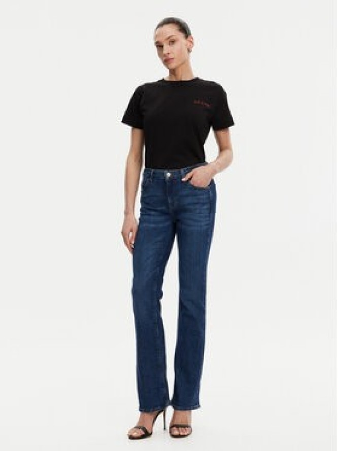 Guess Jeansy WBGA58 D4MZ0 Granatowy Straight Leg