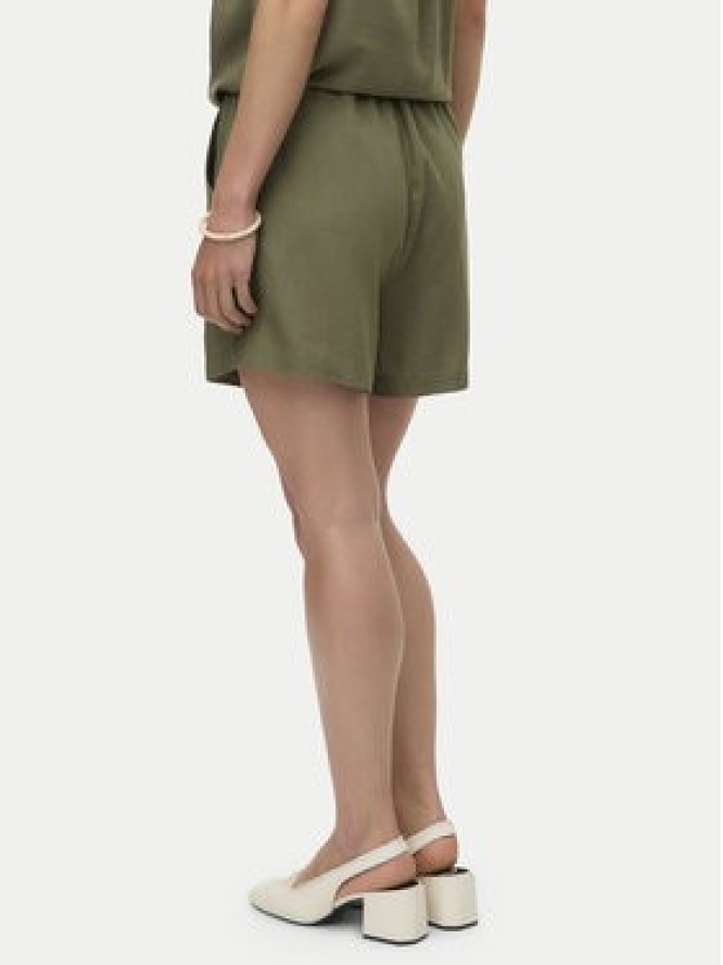 Vero Moda Szorty materiałowe Thea 10333804 Zielony Loose Fit