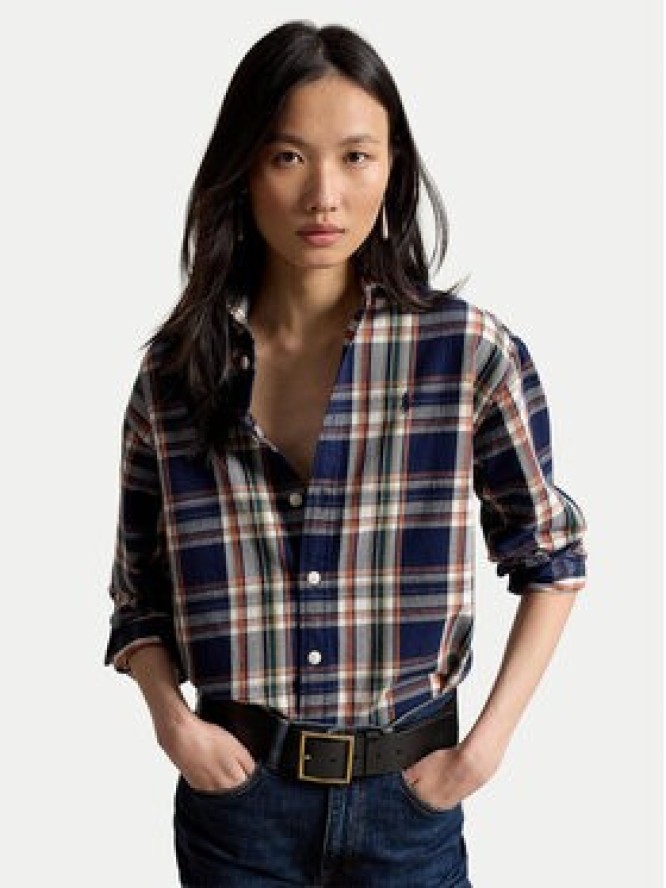 Polo Ralph Lauren Koszula 211971515502 Granatowy Relaxed Fit