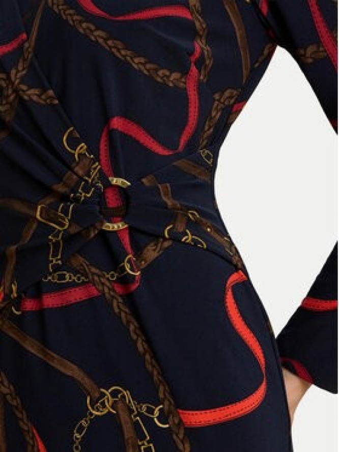 LAUREN RALPH LAUREN Sukienka codzienna 200P03736001 Granatowy Slim Fit