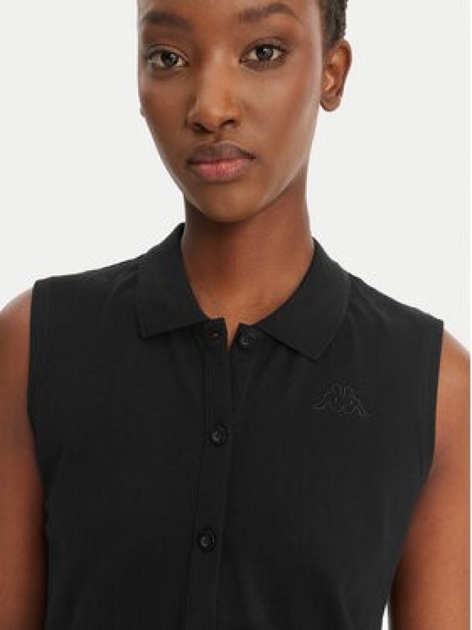 Kappa Sukienka codzienna Ivanka 332D7MW Czarny Regular Fit
