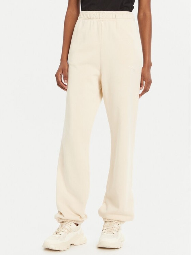 PINKO Spodnie dresowe Pazzo 105508 A2RB Beżowy Regular Fit