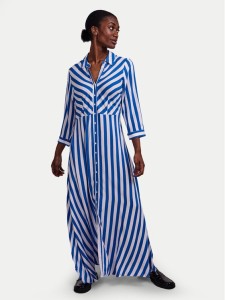 YAS Sukienka koszulowa Savanna 26022663 Niebieski Loose Fit