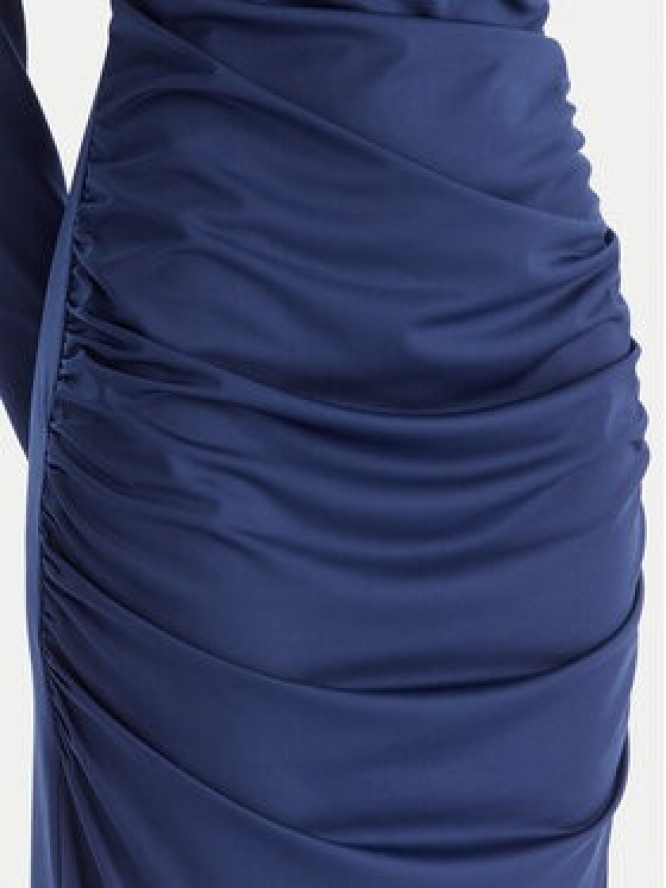 ACCESS FASHION Sukienka koktajlowa 54-3040-225 Granatowy Slim Fit