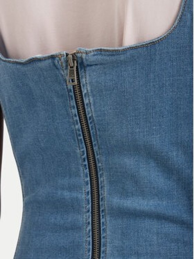 Guess Jeans Sukienka jeansowa W6GK00 D7045 Niebieski Regular Fit