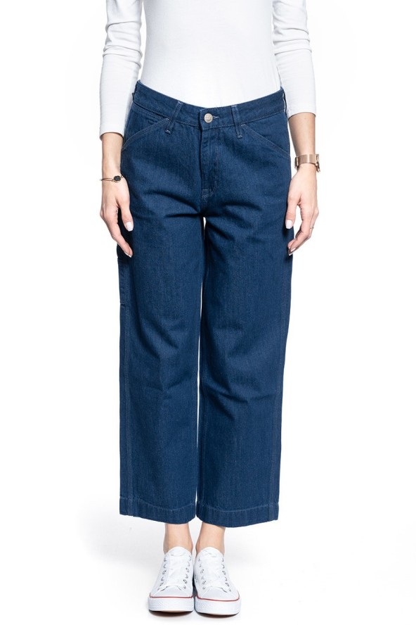 DAMSKIE SPODNIE JEANSOWE LEE WIDE LEG CARPENTER L31HKEIV 112107142