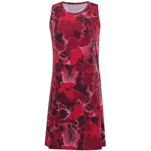 ALPINE PRO Coleena 2 sukienka damska czerwona rozmiar S.