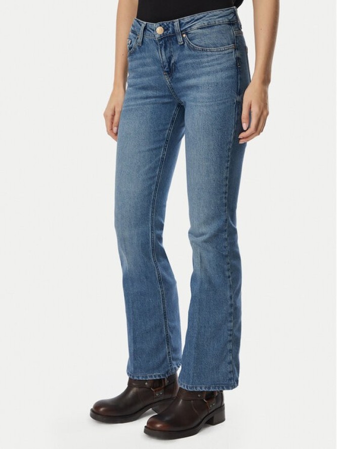 Guess Jeansy W6BAJ7 D2094 Niebieski Bootcut Fit