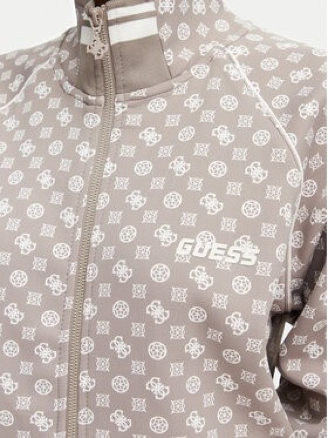 Guess Bluza V5YQ03 KB212 Brązowy jasny Regular Fit