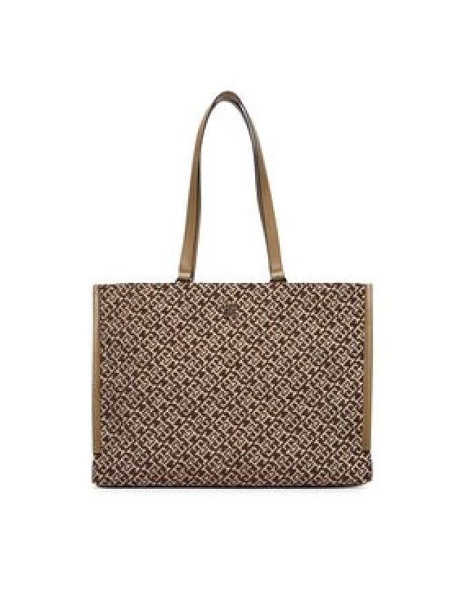 Tommy Hilfiger Torebka Th Jacquard Tote AW0AW19009 Brązowy
