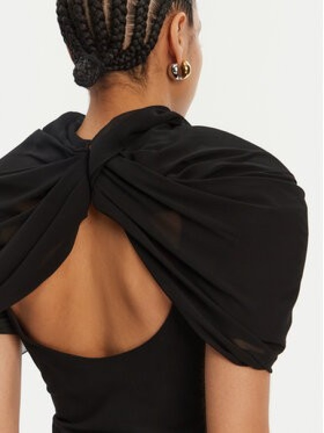 JACQUEMUS Sukienka koktajlowa 24H251DR130-1555 Czarny Regular Fit