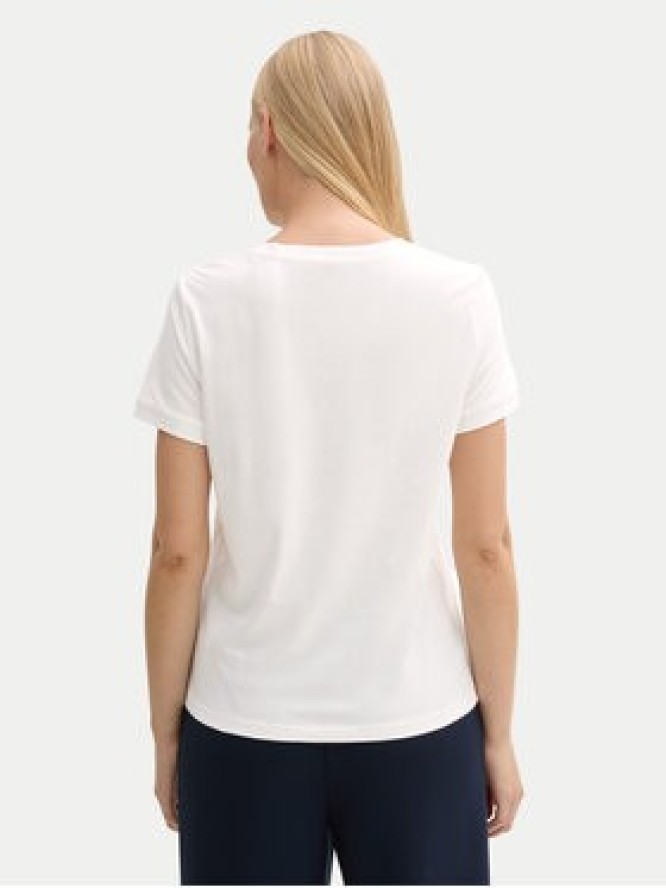 Tom Tailor T-Shirt 1045543 Biały Regular Fit