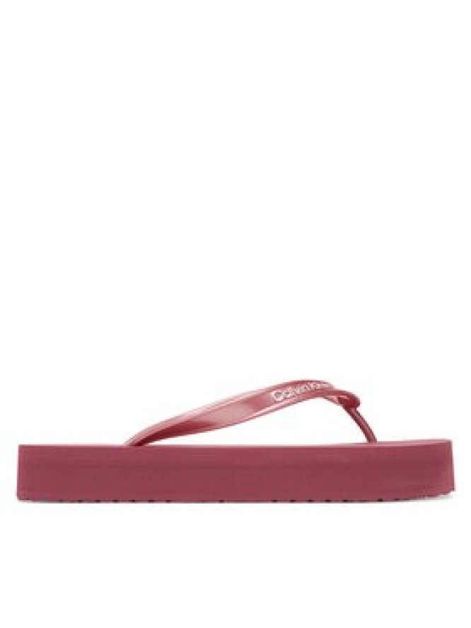 Calvin Klein Japonki Flatform Flip Flop Met Tpu HW0HW03120 Różowy
