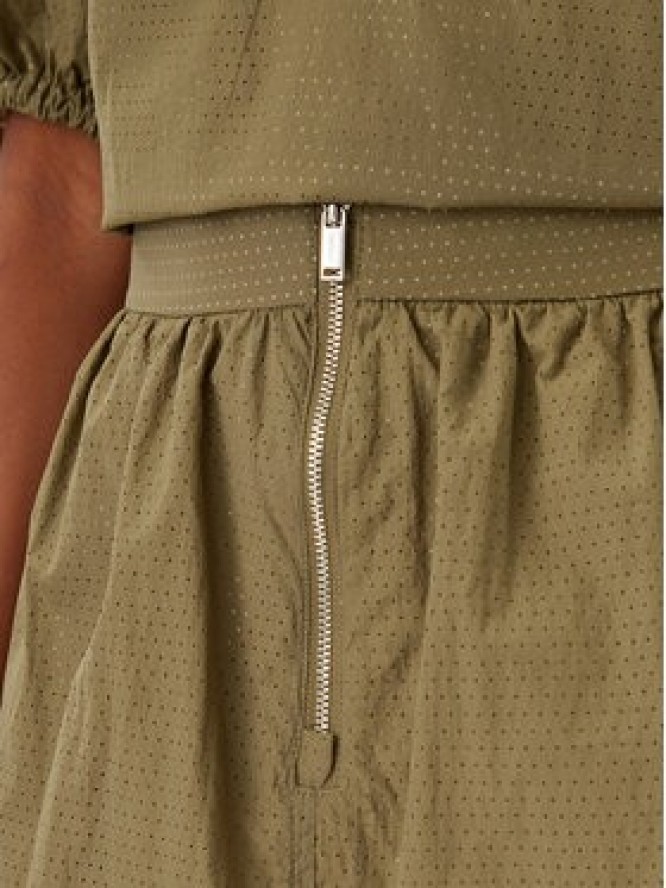 DKNY Spódnica trapezowa P5BNSAFC Zielony Regular Fit