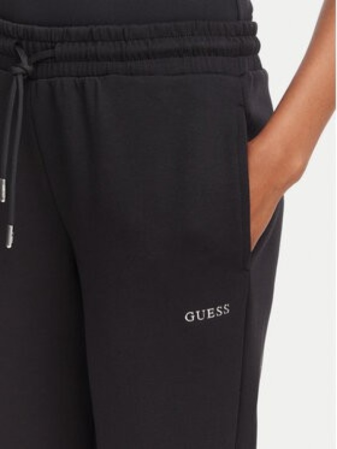 Guess Spodnie dresowe V6YB25 K4803 Czarny Regular Fit