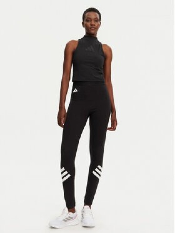 adidas Legginsy Future Icons 3-Stripes JE0215 Czarny Slim Fit