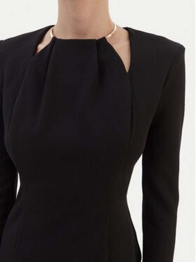 Rinascimento Sukienka koktajlowa CFC0126529003 Czarny Slim Fit