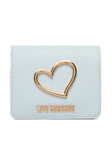 LOVE MOSCHINO Portfel JC5506PP1OLQ0701 Błękitny