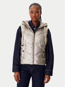 Morgan Bezrękawnik 252-GSOLIAM Beżowy Regular Fit