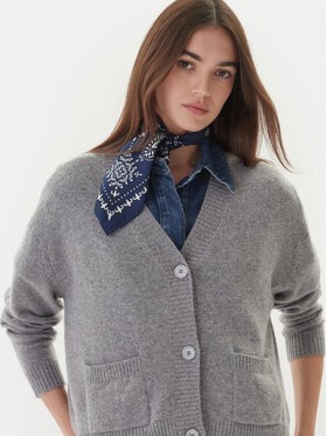 Weekend Max Mara Kardigan Ombra 2525346012 Szary Relaxed Fit