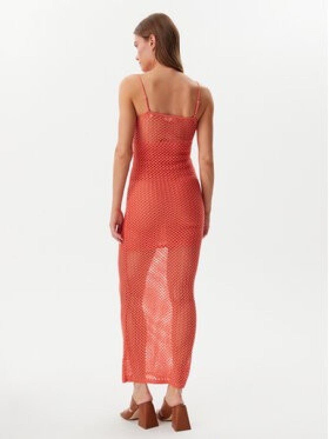 Guess Sukienka letnia E5GK07 Z3N30 Koralowy Regular Fit