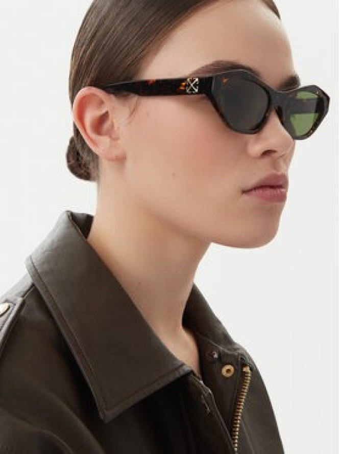 Off-White Okulary przeciwsłoneczne OERI13H Brązowy