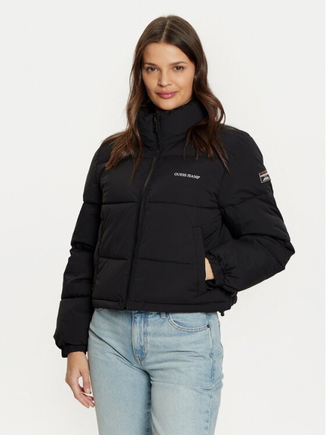 Guess Jeans Kurtka zimowa W4BL20 WGII2 Czarny Regular Fit